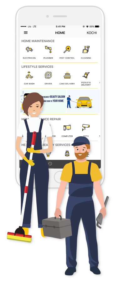  Booking Bhai 's wide network of trusted and experienced services professionals ensures Electrical, plumbing, AC installation, repair and service, home appliance repair, fitness and beauty services, laundry and drycleaning doorstep delivery and online food delivery within the city limits on time.
